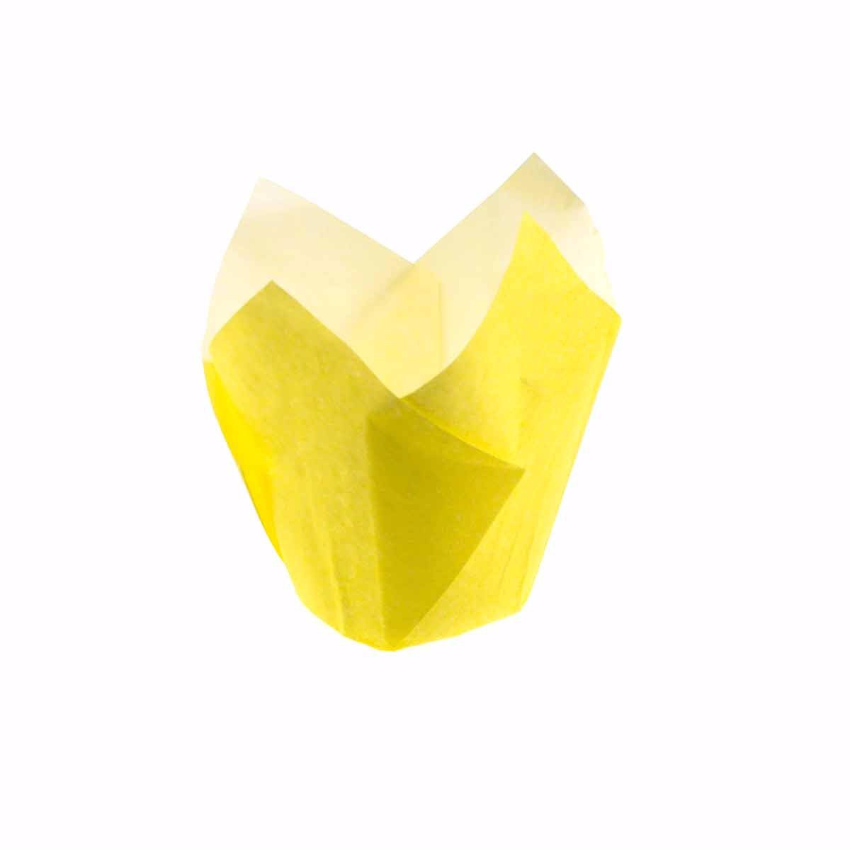 Форма бумажная Тюльпан Желтый (Россия, 50х80 мм, 10 шт)