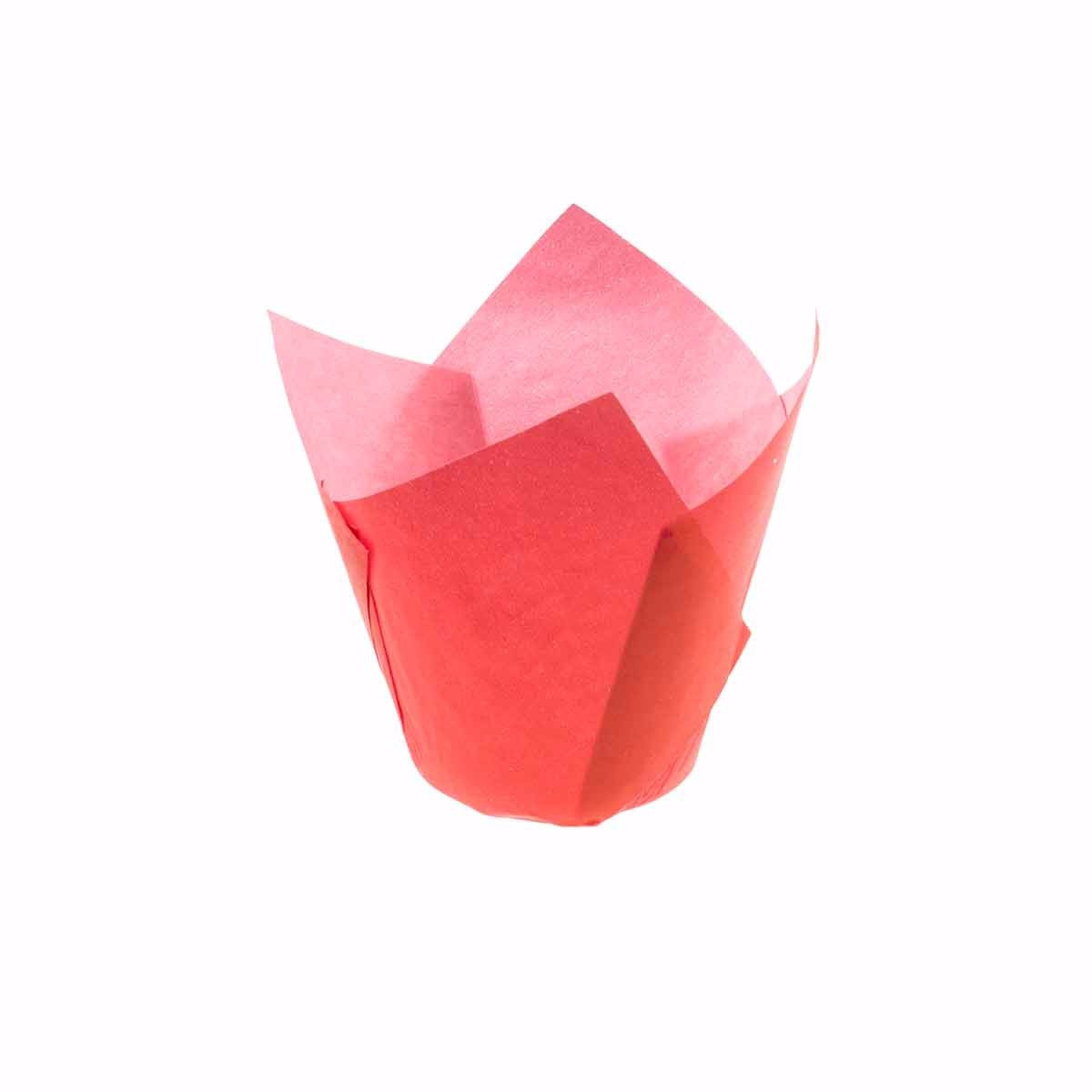 Форма бумажная Тюльпан Красный (Россия, 50х80 мм, 10 шт) - фото 1 - id-p91687503
