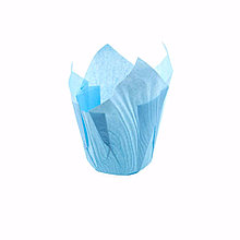 Форма бумажная Тюльпан Голубой (Россия, 50х80 мм, 10 шт)