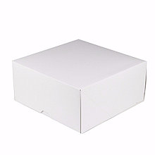 Коробка для транспортировки KT120 Pasticciere (Россия, белый картон, 255х255х120 мм)