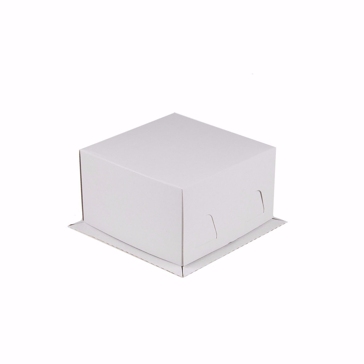 Коробка для торта эконом XW100 Pasticciere (Россия, белый картон, хром-эрзац, 170х170х90 мм) - фото 1 - id-p91687557