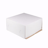 Коробка для торта EB190 Pasticciere (Россия, белый картон, 300х300х190 мм)