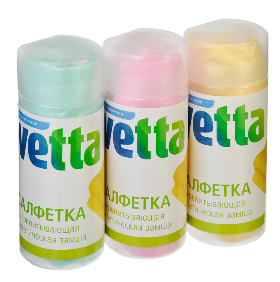 Салфетка супервпитывающая в тубе VETTA