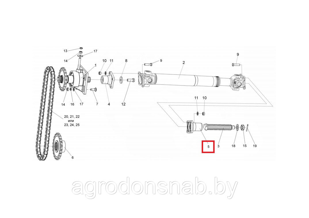 Фланец  Гомсельмаш КВС-1-0111623