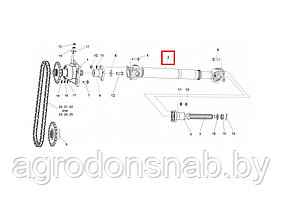 Вал карданный КВС-1-0119000-01