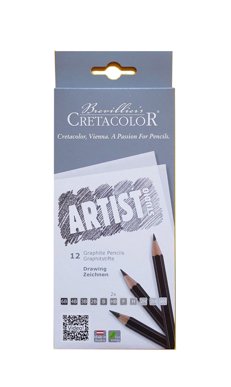 Набор графитовых карандашей Artist Studio Line, 12шт., Cretacolor