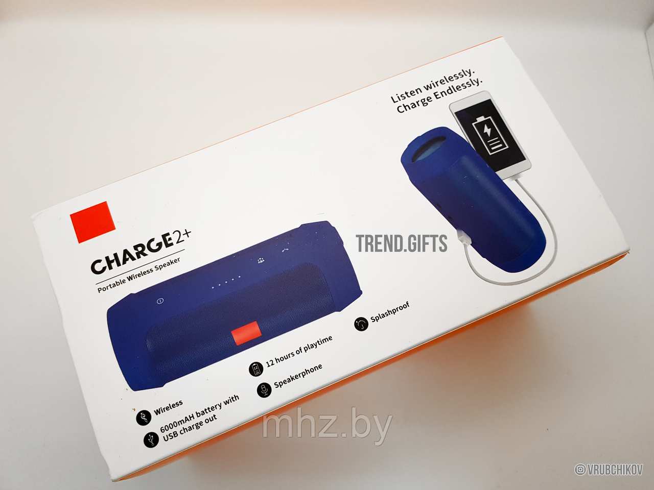 Портативная беспроводная колонка JBL Charge 2+ (Реплика) - фото 5 - id-p91770786