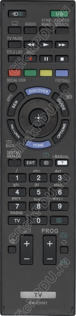 Пульт ДУ для Sony RM-ED061 ic ( серия HSN289) - фото 1 - id-p80831129