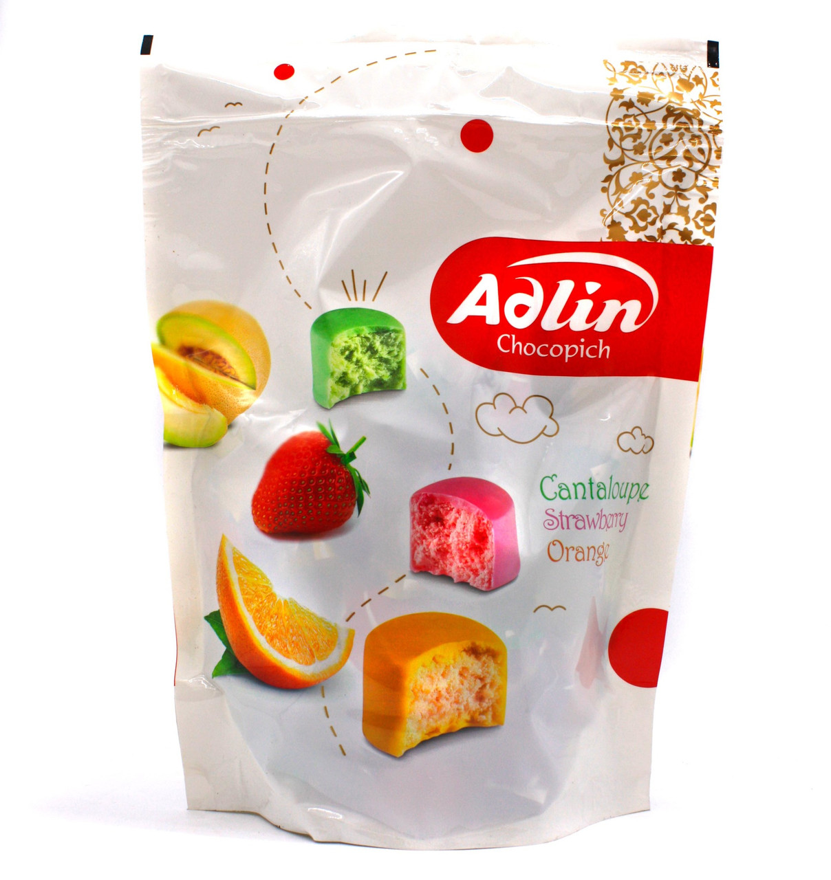 Пашмала Adlin со вкусом дыни, клубники и апельсина, 350 гр. (Иран)