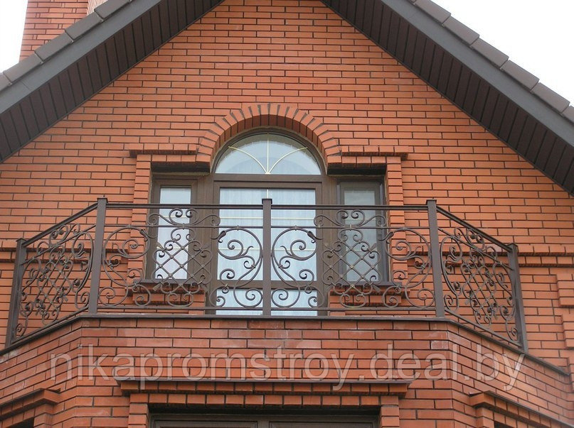 Кованые балконные ограждения - фото 6 - id-p91801674