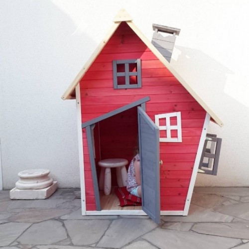 Детский деревянный домик 0006 - фото 2 - id-p91834728