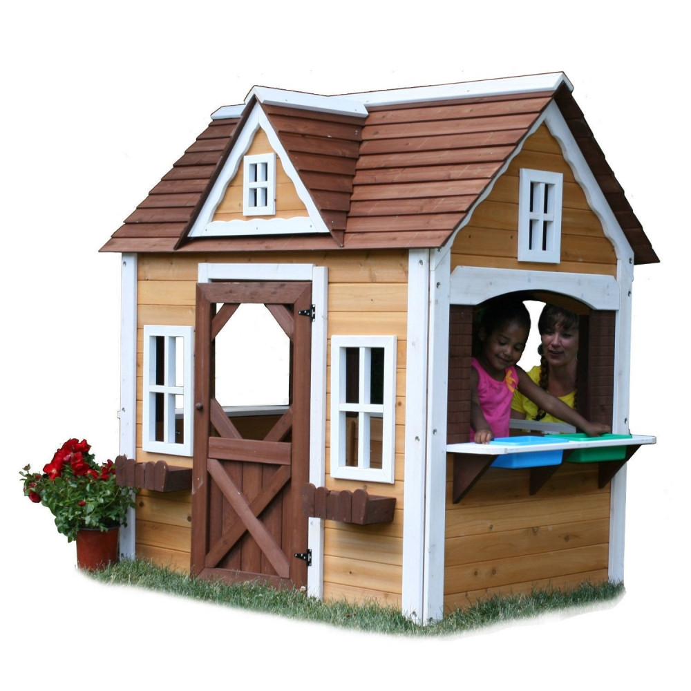 Детский деревянный домик 0010
