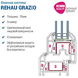 Окно ПВХ REHAU 70 мм 600 х 1500, фото 2
