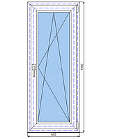 Окно ПВХ REHAU 70 мм 600 х 900