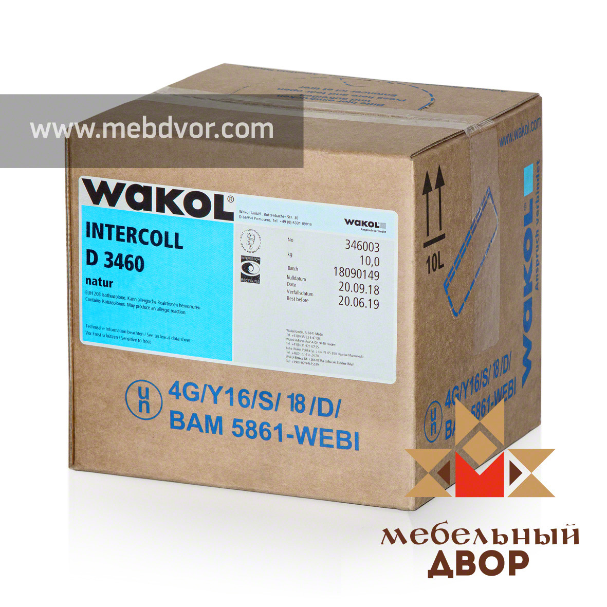 Контактный клей WAKOL INTERCOLL D 3460