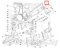 Опора амортизатора КВС-5-0150030