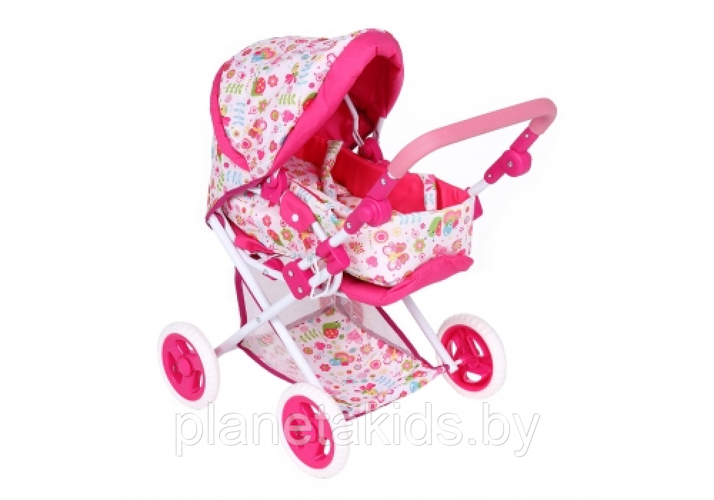 Коляска-трансформер для кукол С РЕГУЛИРУЕМОЙ РУЧКОЙ BABY CART 2 В 1. АРТ. 65826 - фото 1 - id-p91839499