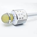 Караоке микрофон WSTER WS-858 с изменением голоса (розовое золото ), фото 3
