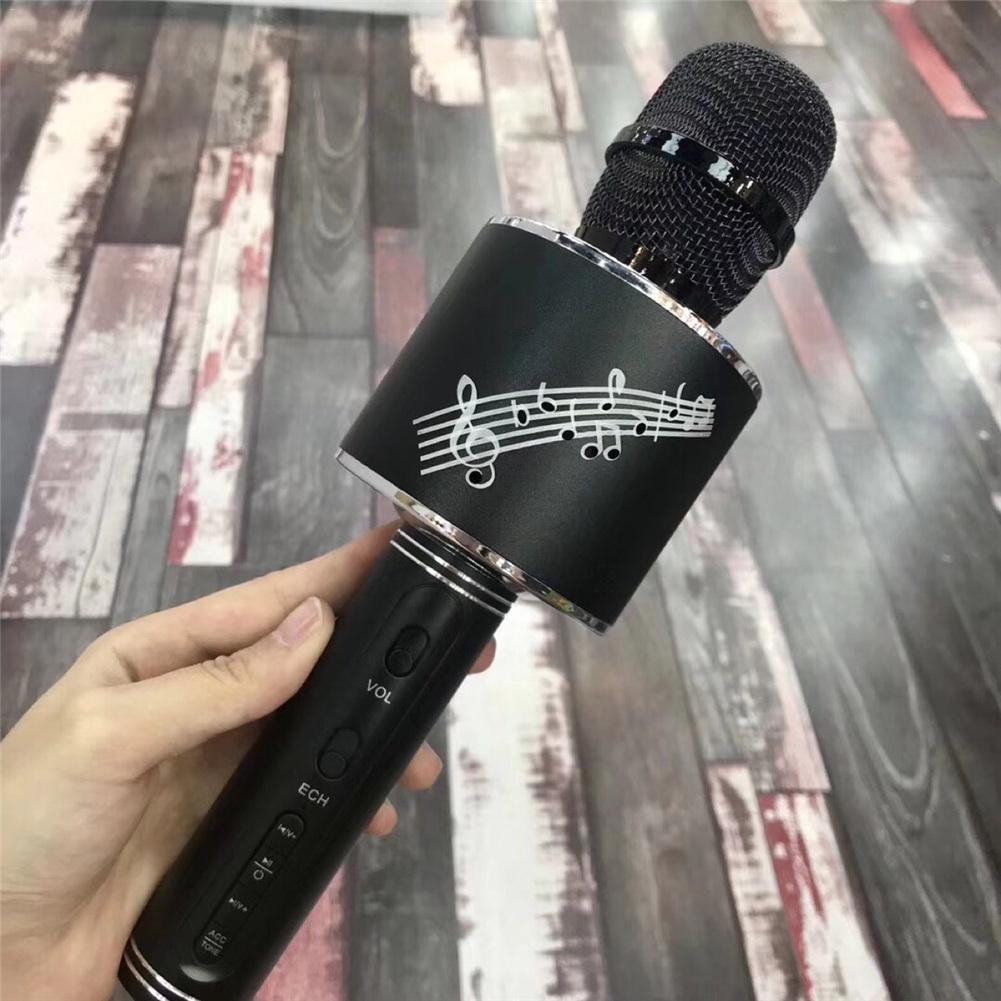 Беспроводной караоке микрофон YS-66  черный  с изменением голоса . Новинка 2018! Высокое качество звука!