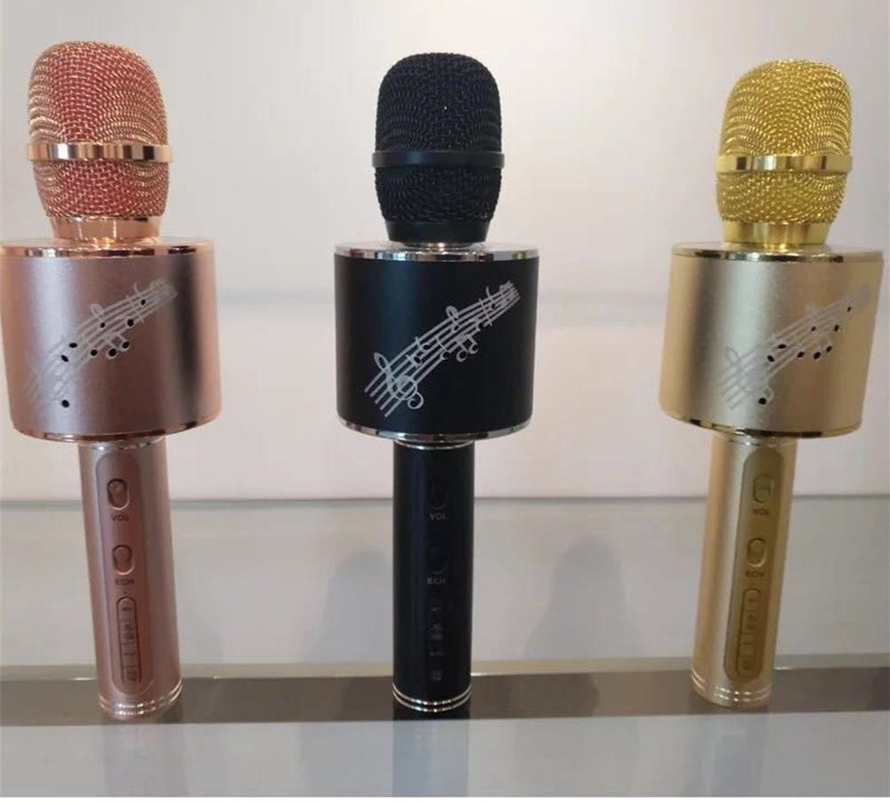 Беспроводной караоке микрофон YS-66 черный с изменением голоса . Новинка 2018! Высокое качество звука! - фото 5 - id-p91843308