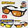 Умные антибликовые очки HD VISION  2 штуки желтые+черные, фото 8
