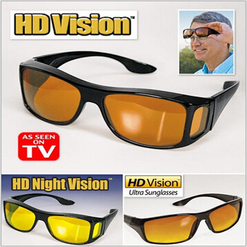 Умные антибликовые очки HD VISION 2 штуки желтые+черные - фото 8 - id-p91864380