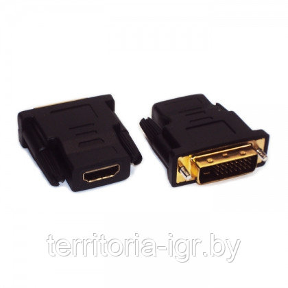 Переходник (адаптер) HDMI F - DVI 25 M (A-122) Smartbuy