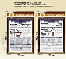 Стенд  "Устройство и разборка автомата Калашникова"