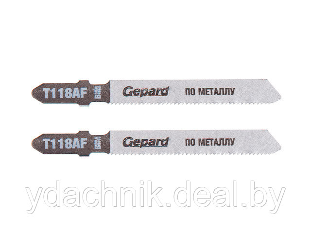 Пилка лобз.по металлу T118AF (2шт.) GEPARD (GP0615-18) - фото 1 - id-p91896585