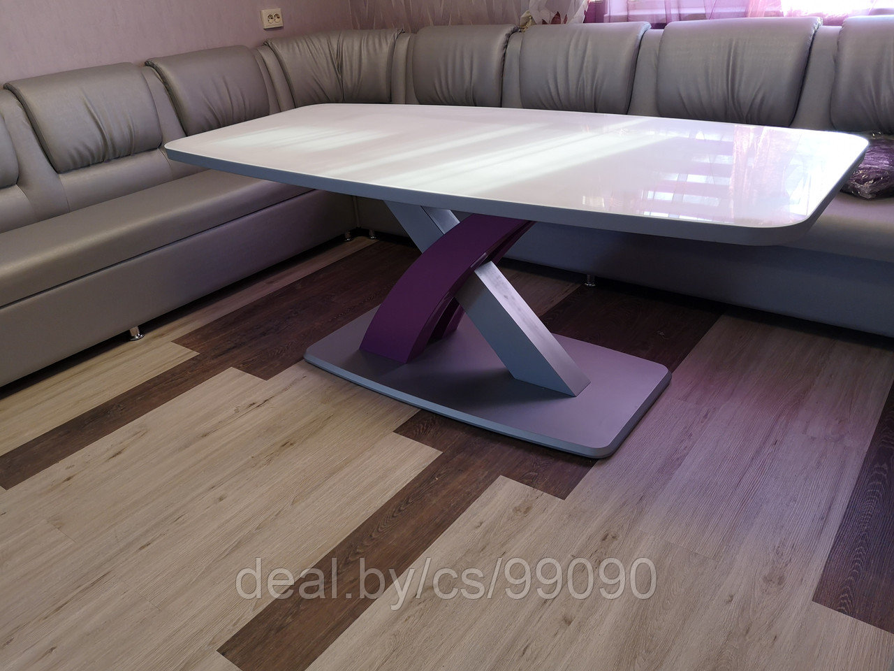 Дизайнерский стол AURORA PREMIUM раздвижной трансформер - фото 5 - id-p73919797