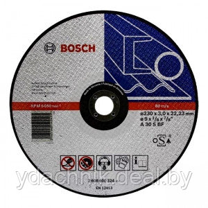 Отрезной круг Bosch МЕТАЛЛ 230х3мм SfM. прямой - фото 1 - id-p91897758