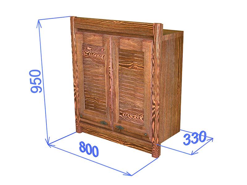 Шкаф настенный с двумя дверками - фото 2 - id-p91899536
