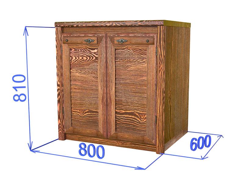 Шкаф стол с двумя дверками - фото 3 - id-p91902938