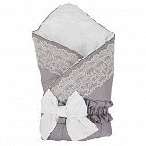 Одеяло-конверт PITUSO кружевное Серый
