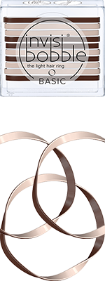 Резинка для волос Инвизибабл мокко - Invisibobble Basic Mocca and Cream