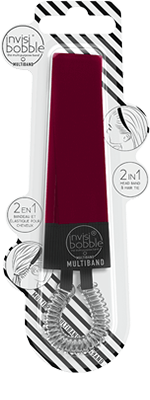 Повязка для волос Инвизибабл бордовая - Invisibobble Multiband Red-y To Rumble