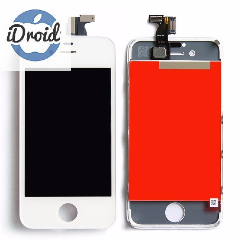 Дисплей (экран) iPhone 4 (4G) A1332, A1349 с тачскрином, белый