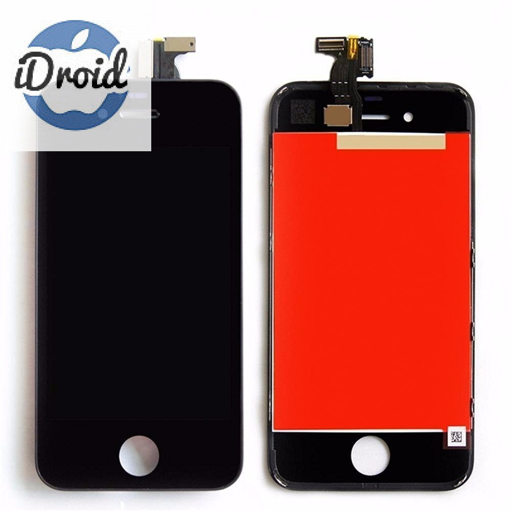 Дисплей (экран) iPhone 4 (4G) A1332, A1349 с тачскрином, черный