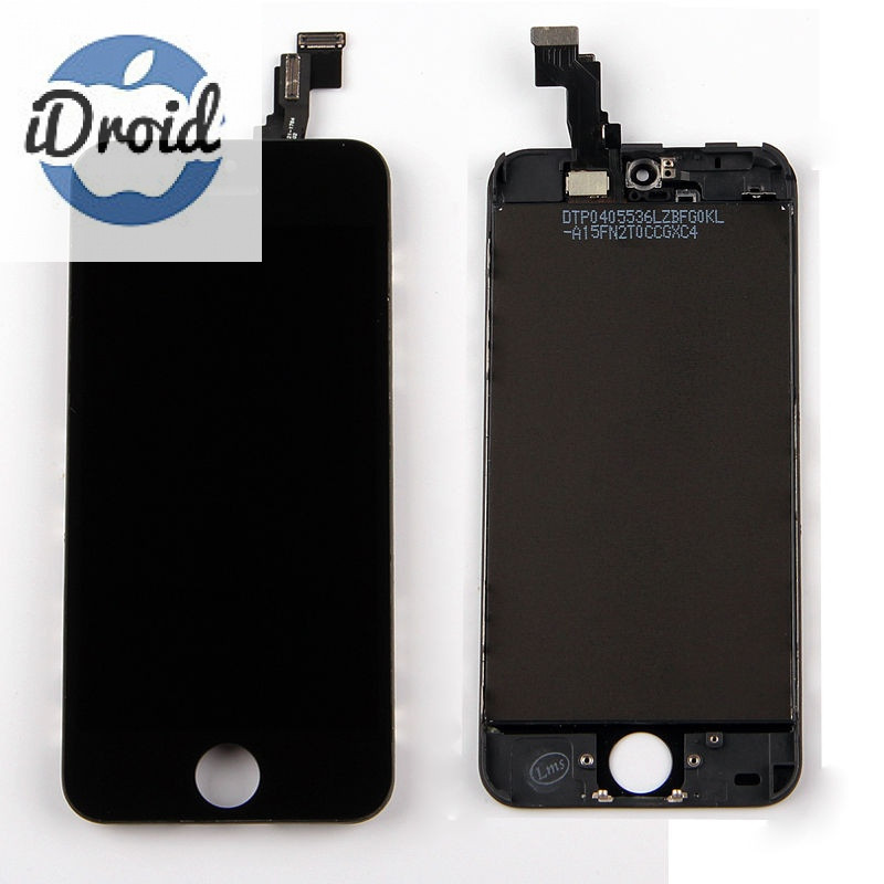 Дисплей (экран) iPhone 5C с тачскрином, черный - фото 1 - id-p82682515