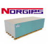 Гипсокартон NORGIPS влагостойкий 12,5х1200х3000 мм. Польша.