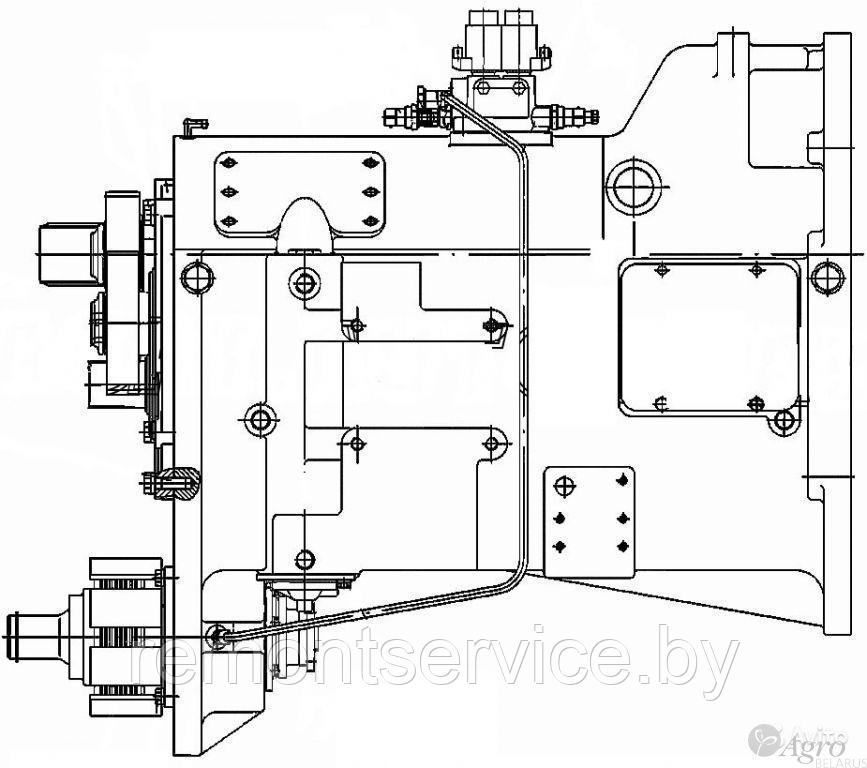 Корпус сцепления МТЗ 2822ДЦ-1600010 - фото 1 - id-p81945263