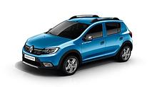 Renault Sandero Stepway, поперечины на рейлинги.