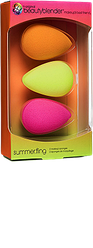 Набор Бьюти Блендер 3 спонжа разноцветных для макияжа - Beautyblender Set summer.fling