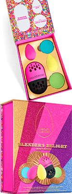 Набор Бьюти Блендер 2 спонжа original + 2 мини-мыла + защитный футляр - Beautyblender Set Blender's Delight