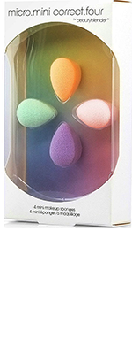 Набор Бьюти Блендер 4 разноцветных спонжа micro.mini - Beautyblender Set micro.mini correct.four