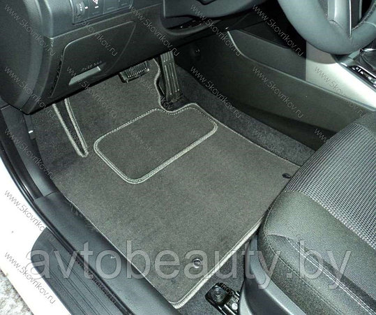 Коврики для Chevrolet Aveo (06-11) ворсовые пр. Польша (Duomat), фото 2