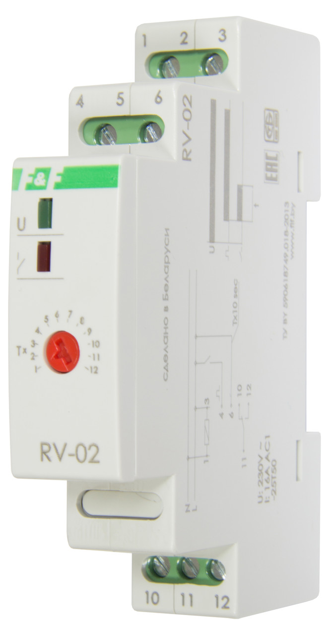 Реле времени Евроавтоматика ФиФ RV-02