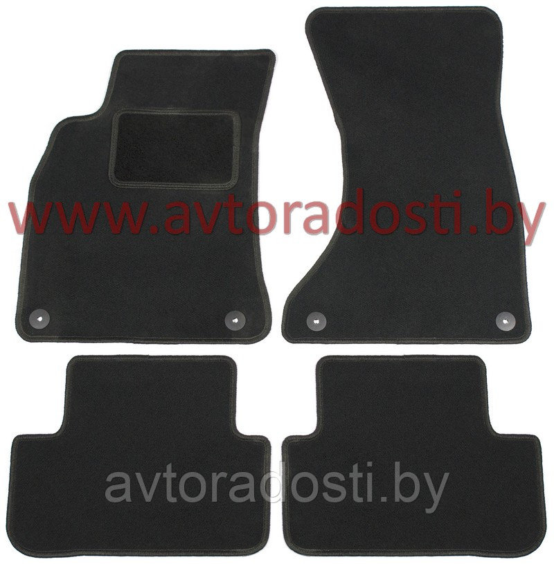 Коврики ворсовые для Audi A4 B8 (2007-2015) / Audi A4 Б8 (Highway) - фото 1 - id-p75787205