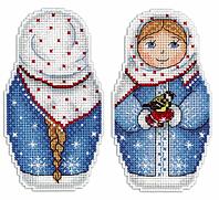 Набор для вышивания крестом «Зимушка зима».
