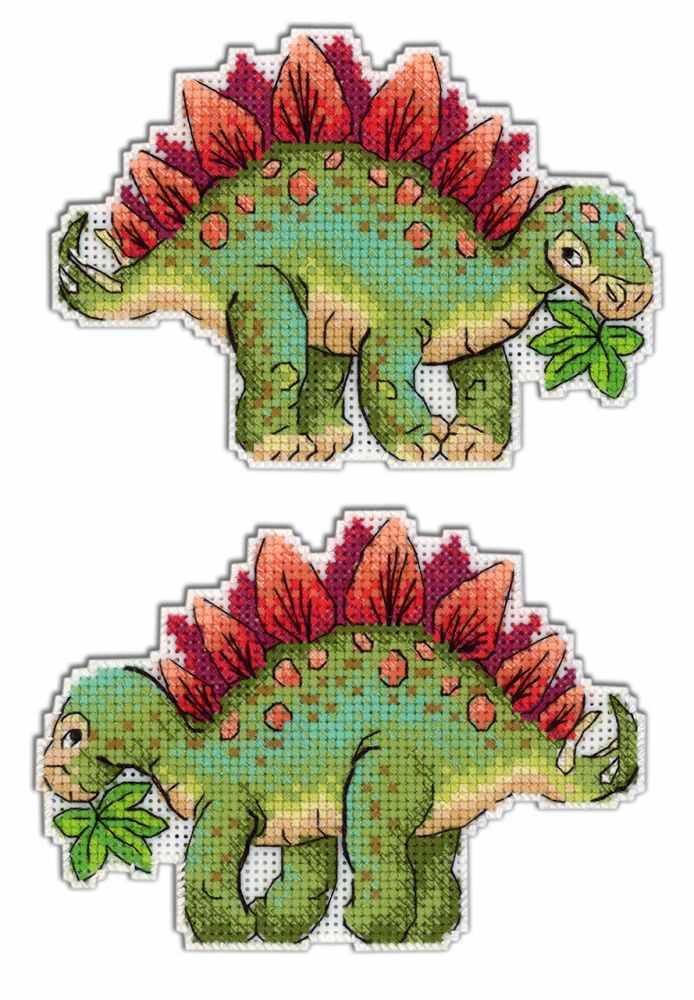 Набор для вышивания крестом «Динозавры. Стегозавр».